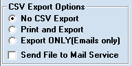 Billing CSV export options